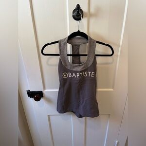 Lululemon Baptiste Gray/Purple Tank Top size 4